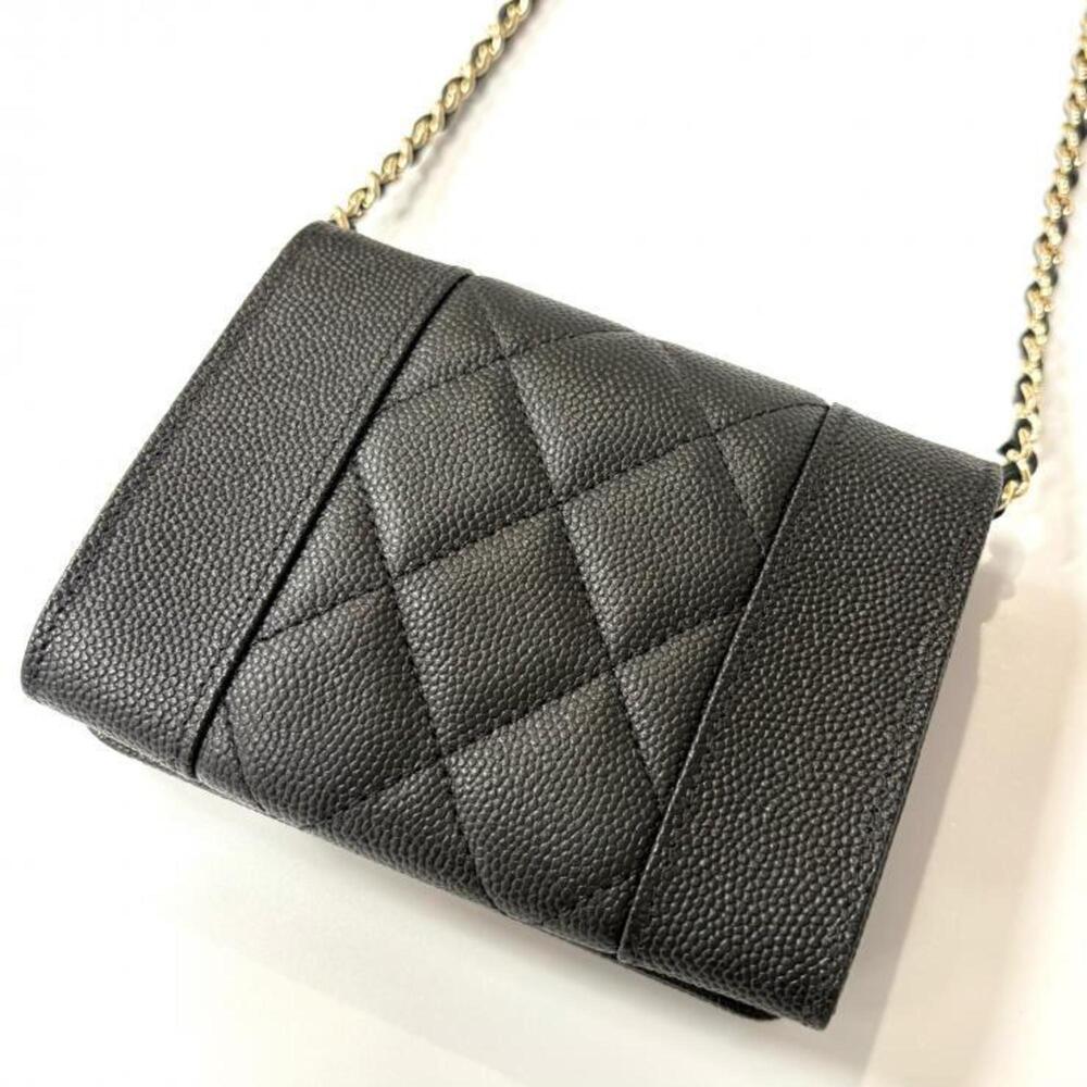 CHANEL Black Caviar Leather Wallet - Picture 7 of 10